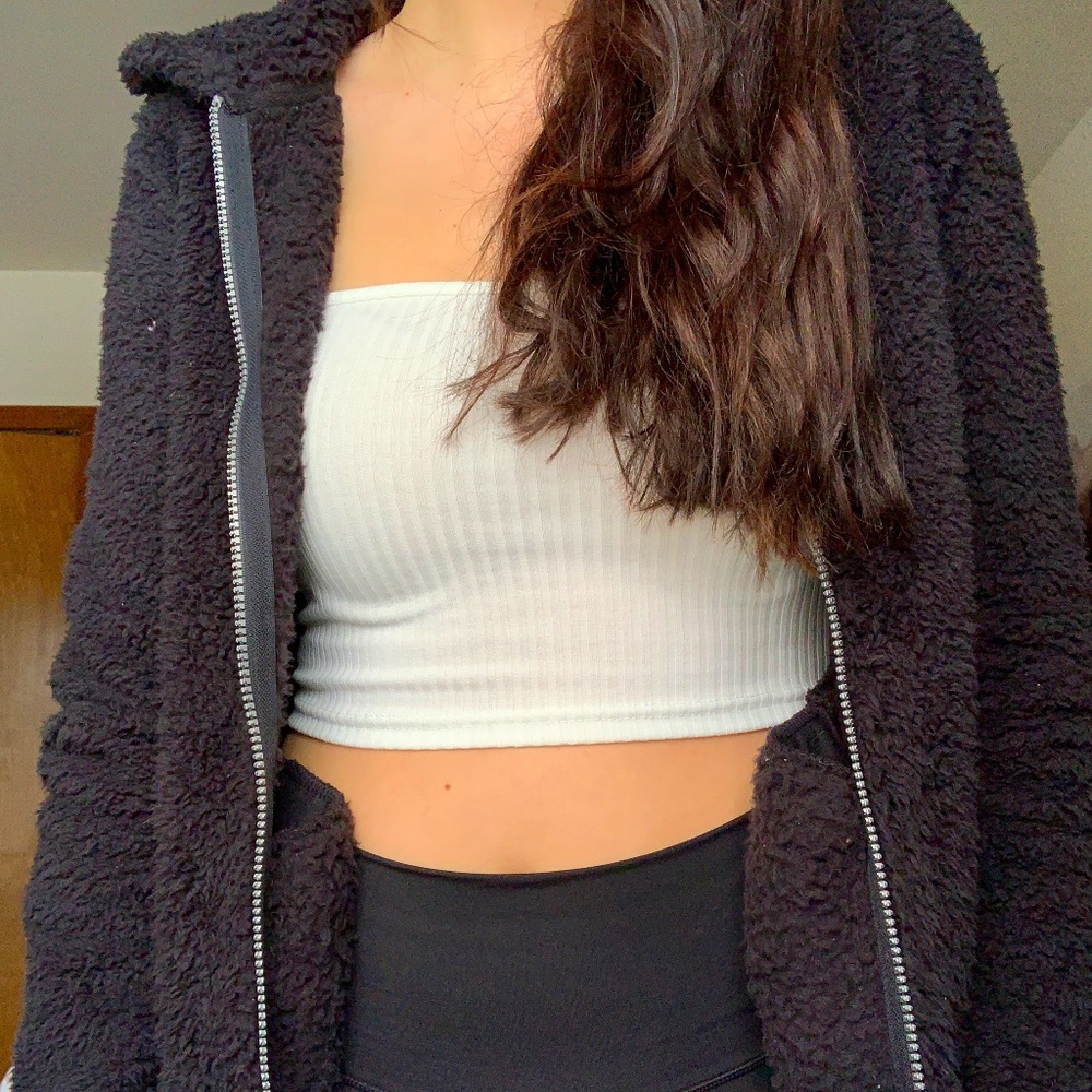 Black Teddy Bear Jacket